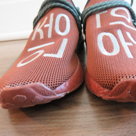 PHARRELL X ADIDAS NDM Hu Human Race Chocolate Sneaker Shoes - Men's Size US 7.5 - Picture 6 of 15